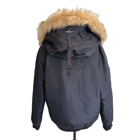 Canada Goose Parka Jacket Women's Small Bomber Hood Down Full Zip Chilliwack - Picture 5 of 16